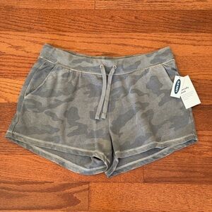 Old Navy Gray Camouflage Athletic Shorts